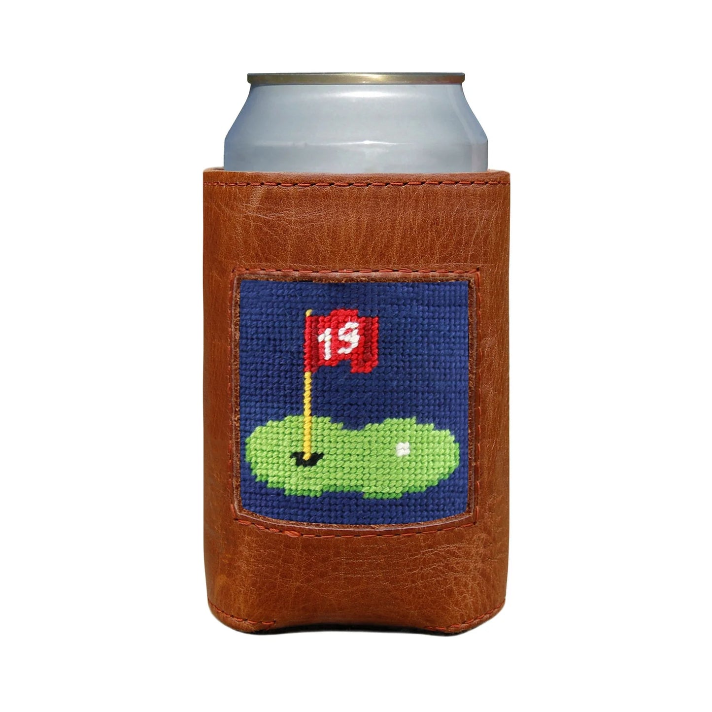 19TH HOLE NAVY CAN COOLER