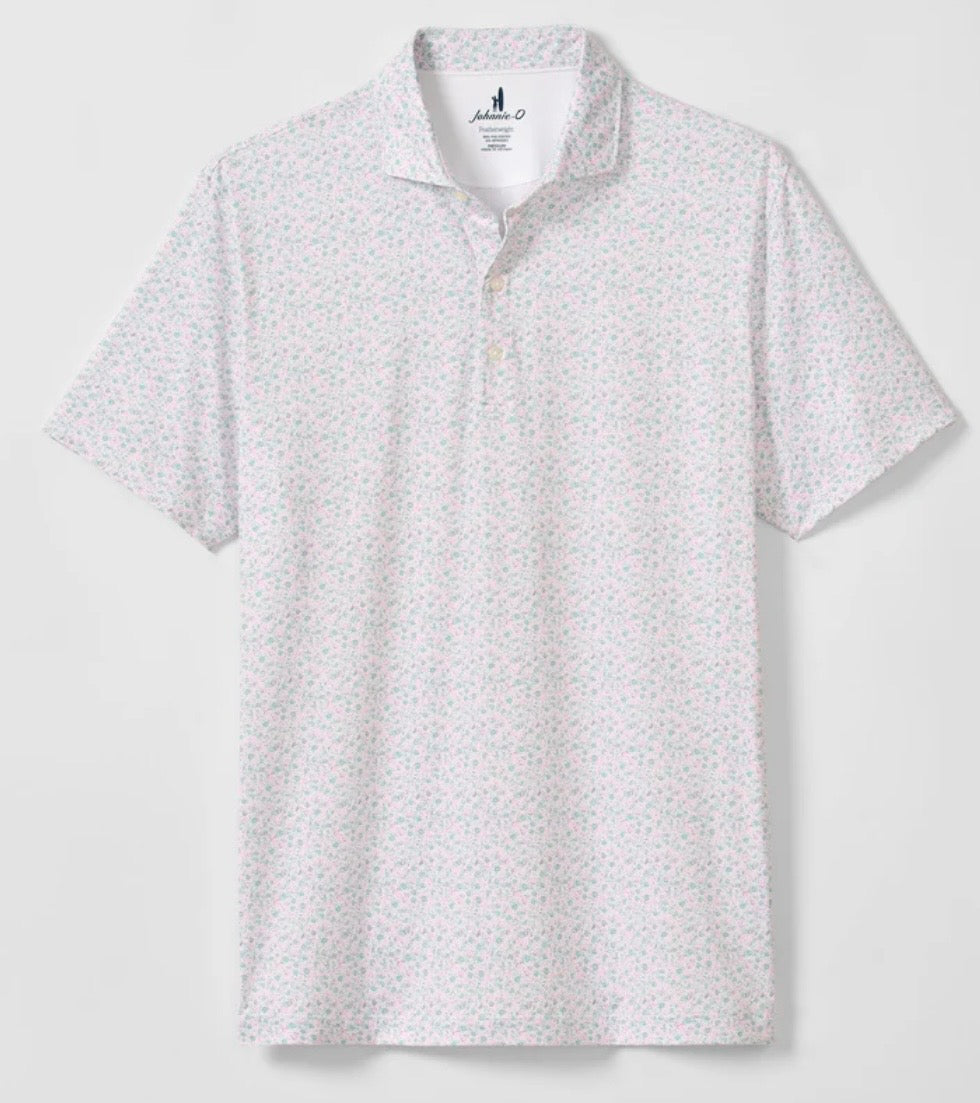 Johnnie-O Marietta cilantro polo.