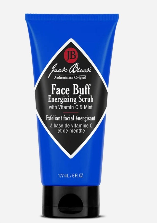 JACK BLACK, 6oz FACE BUFF ENERGIZING SCRUB
