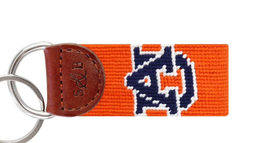 Orange, Auburn, key fob.