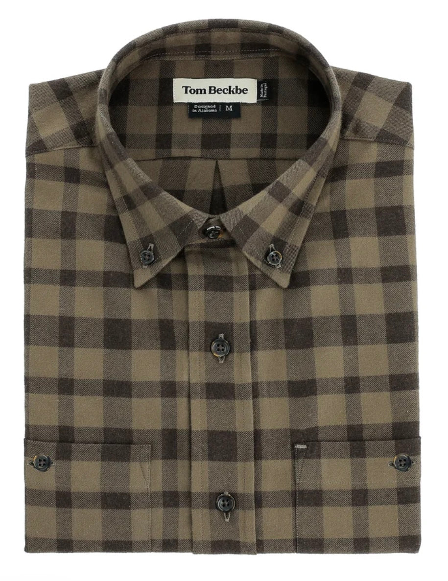 Tom beckbe brushed cotton shirt