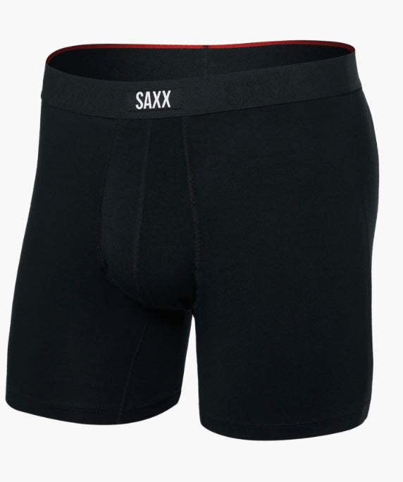 Saxx black comfort boxer brief.