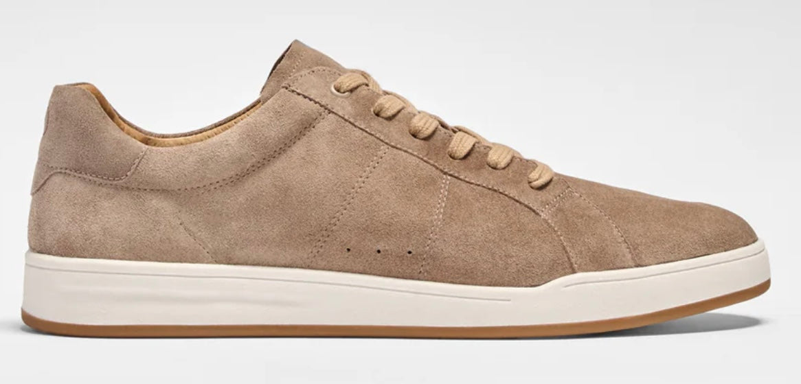 Johnnie-o Boutique sneaker. Stone