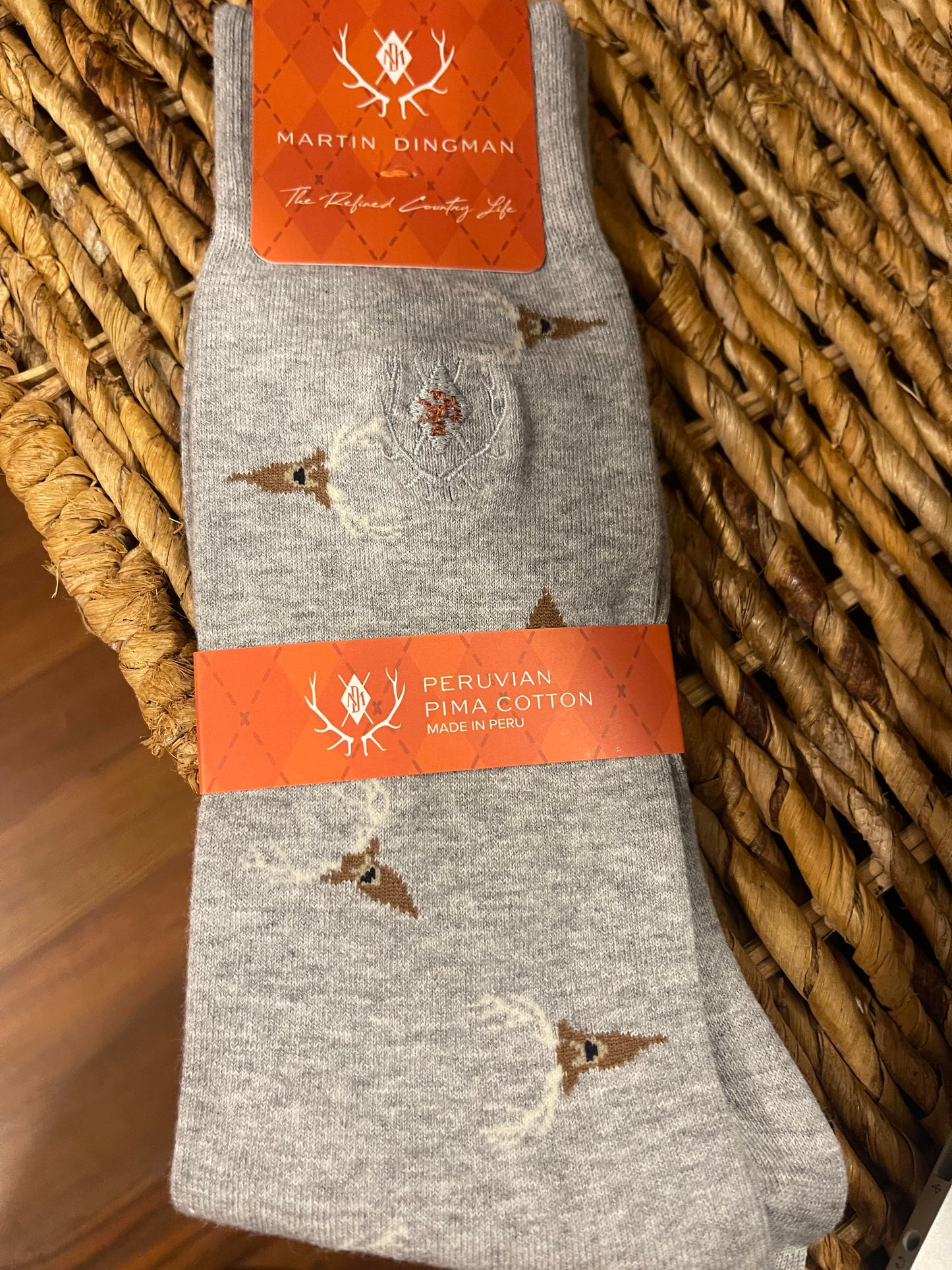 MARTIN DINGMAN ASH/GREY BUCK SOCKS