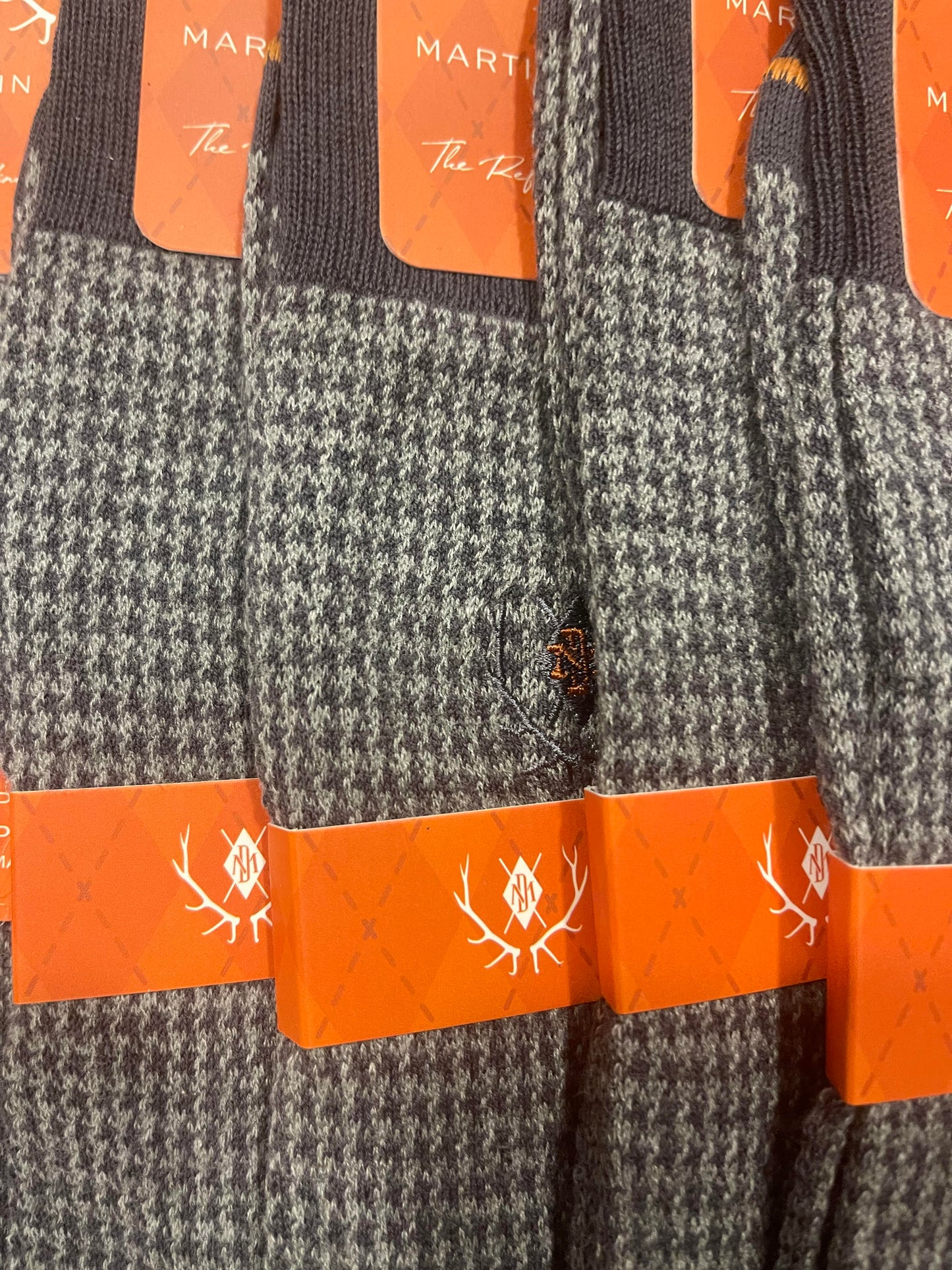 MARTIN DINGMAN CHARCOAL SOCKS