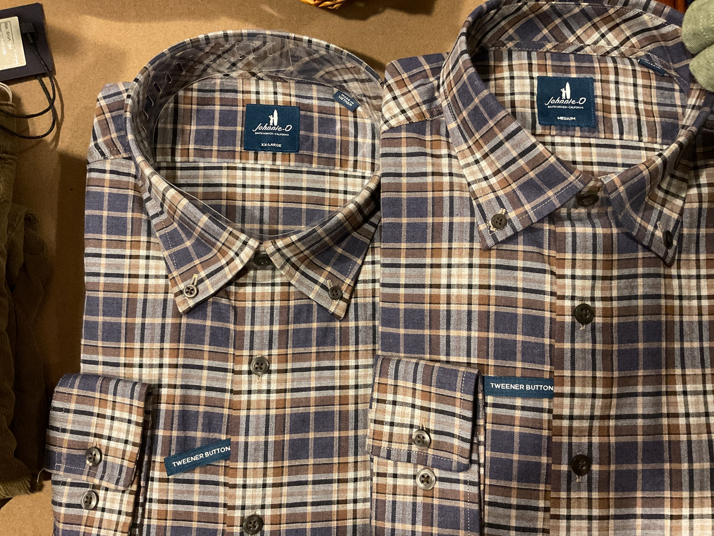 Johnnie-O Kamper button down charcoal.