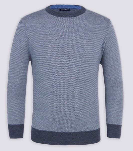 Turtleson birdseye crewneck sweater.