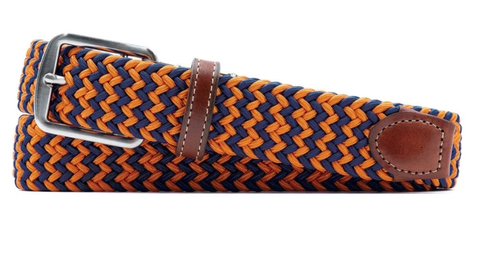 Martin dingman Newport collegiate navy orange belt.