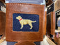 Yellow lab can cooler.
