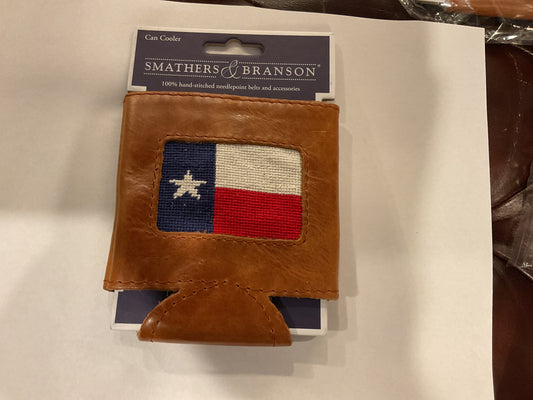 Texas flag can cooler