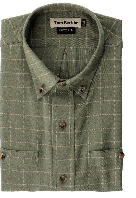 Tom beckbe Dixon brushed cotton twill shirt.