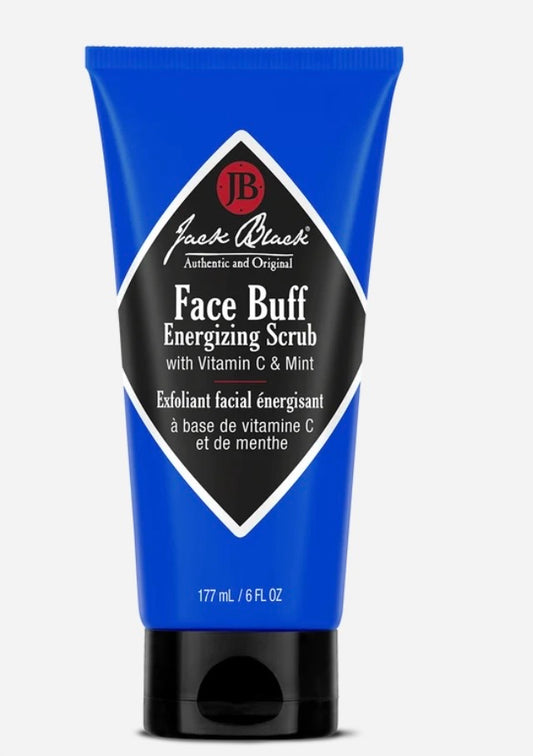 JACK BLACK, 6oz FACE BUFF ENERGIZING SCRUB