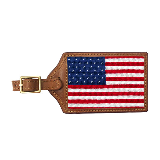 AMERICAN FLAG LUGGAGE TAG