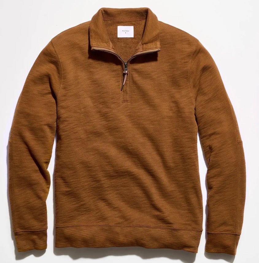 Billy Reid French Terry Half Zip.