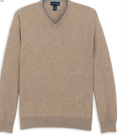 Scott Barber cotton/cashmere V sweater