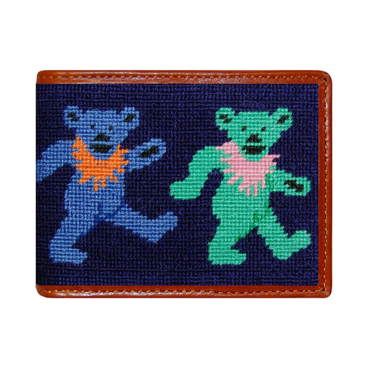 DANCING BEARS WALLET NAVY