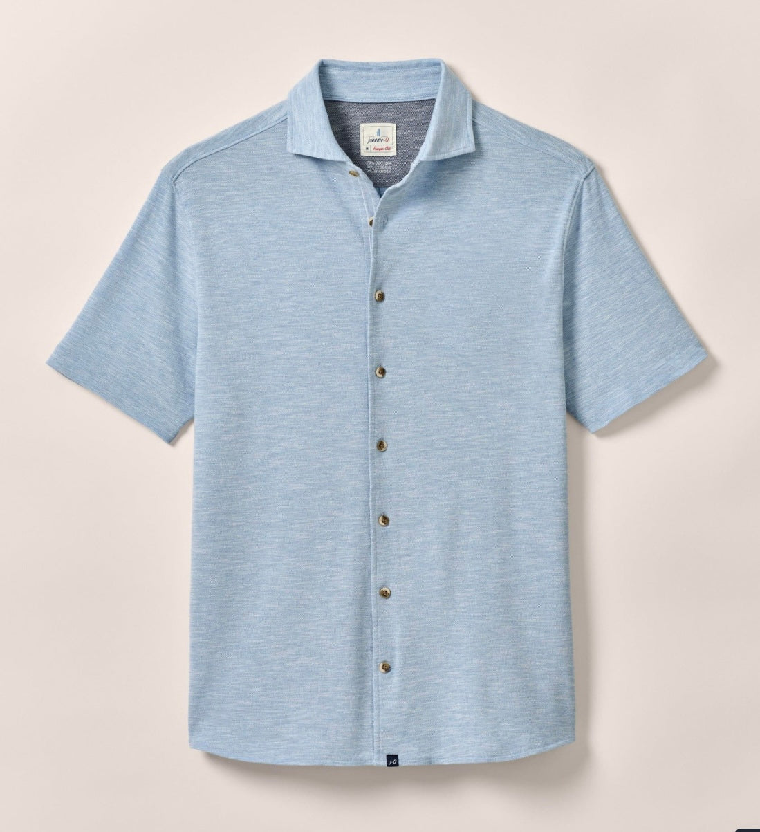 Johnnie-O Short-Sleeve Knit Button-Down
