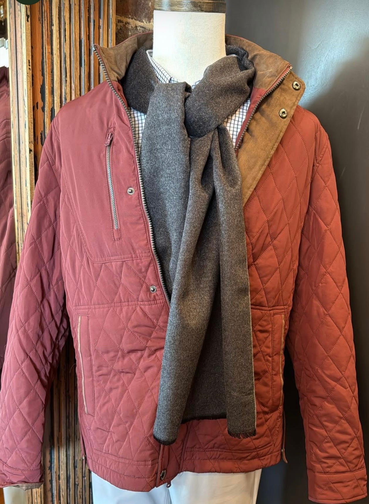 Eterna Louis silk scarf.