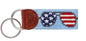 American flag sunglasses key fob