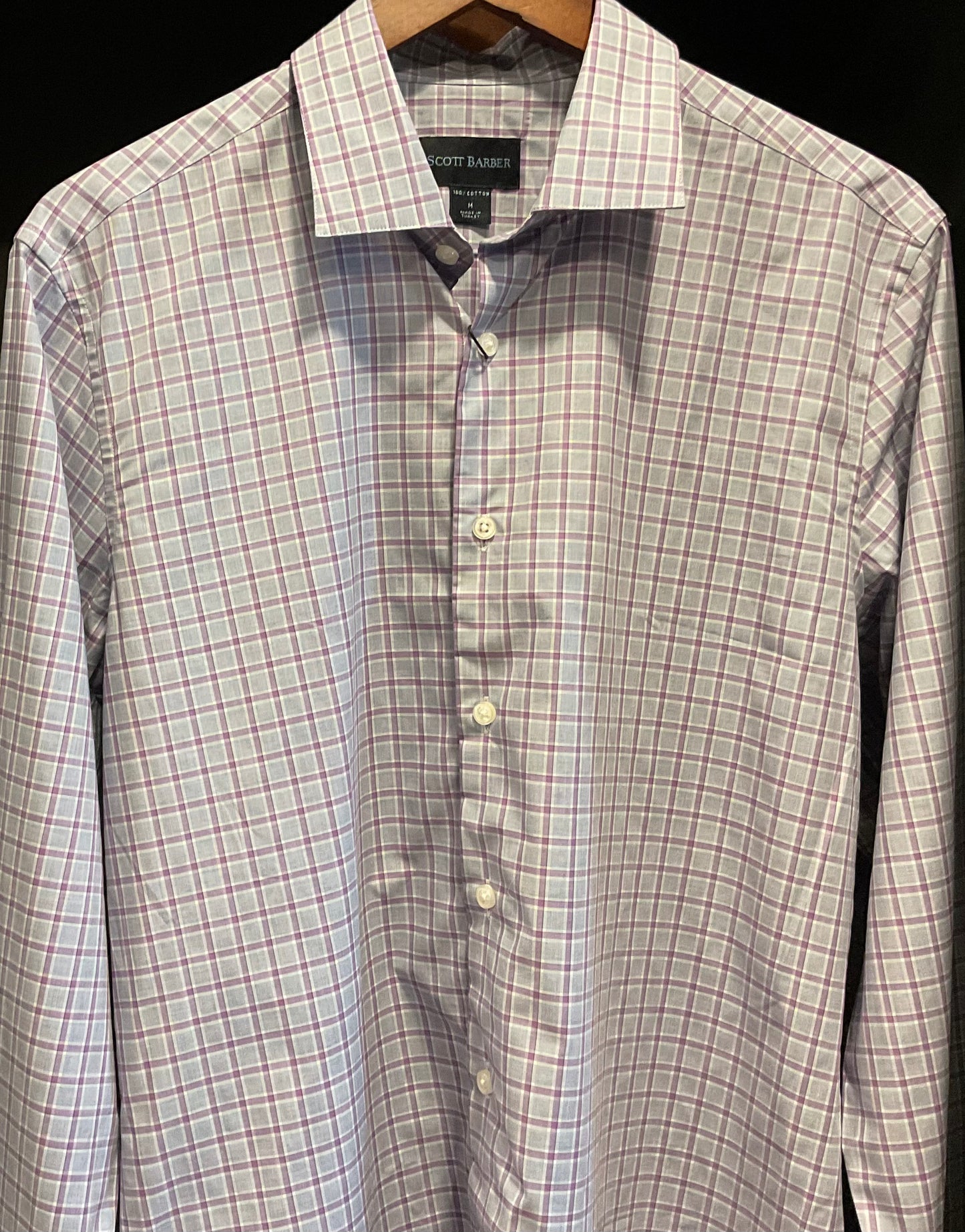 Scott barber grape button down
