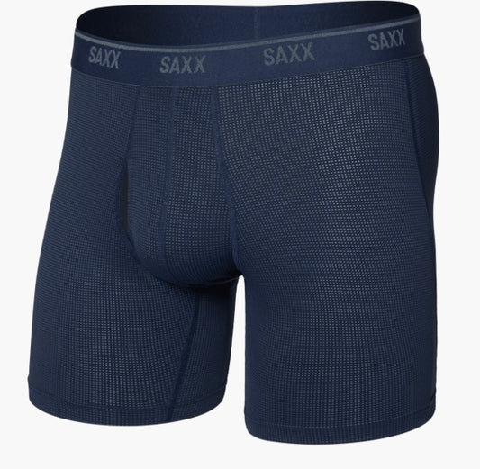 Saxx quick dry blue boxer.