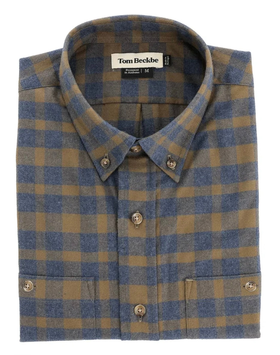 Tom beckbe brushed cotton shirt