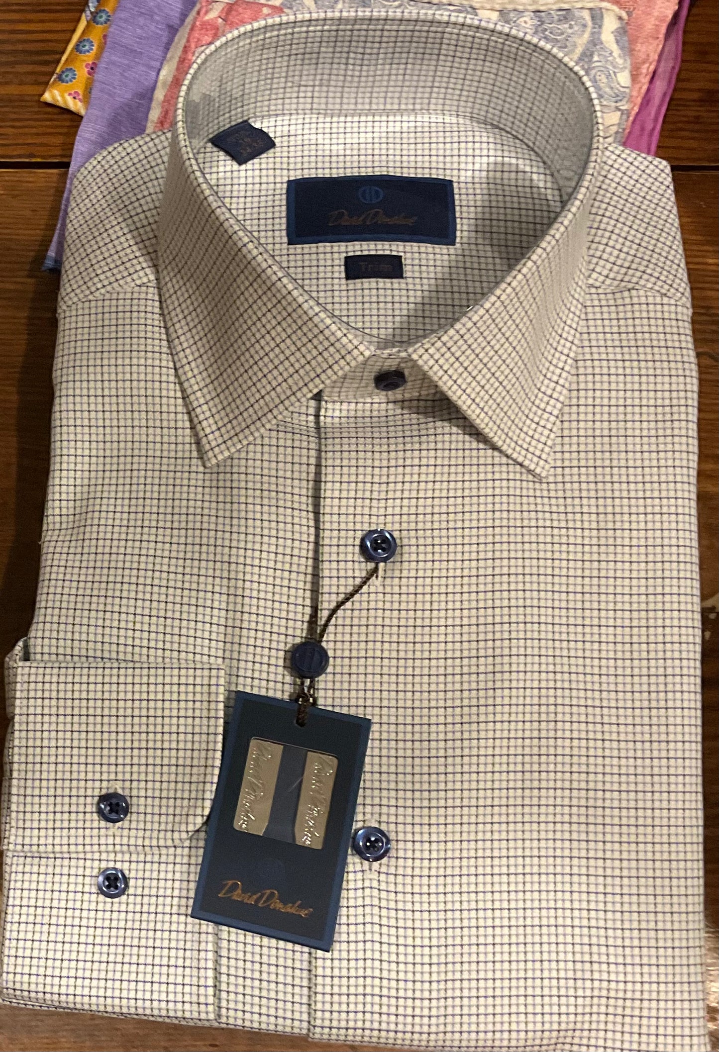 David Donahue trim blue/green