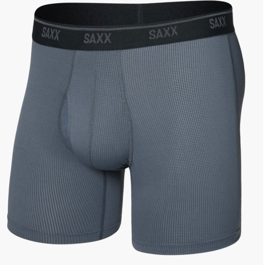 Saxx quick dry grey boxer.