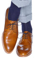Dapper classics classic navy with gold pin dots socks.