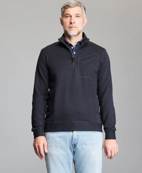 Billy Reid quilted half zip