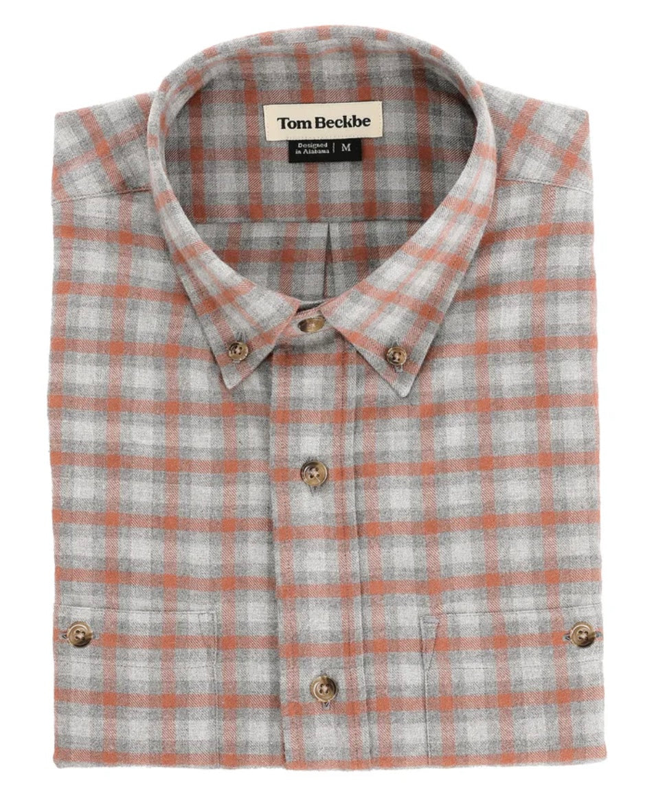 Tom beckbe brushed cotton shirt