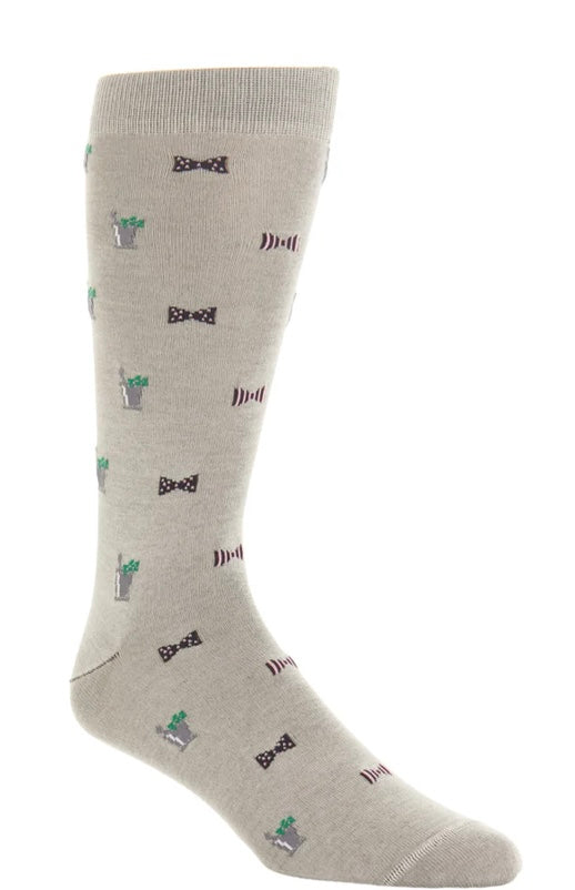 Dapper classics bowtie and mint julep socks.
