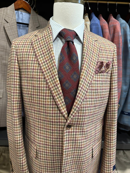 Empire, wool, linen, silk blend blazer.