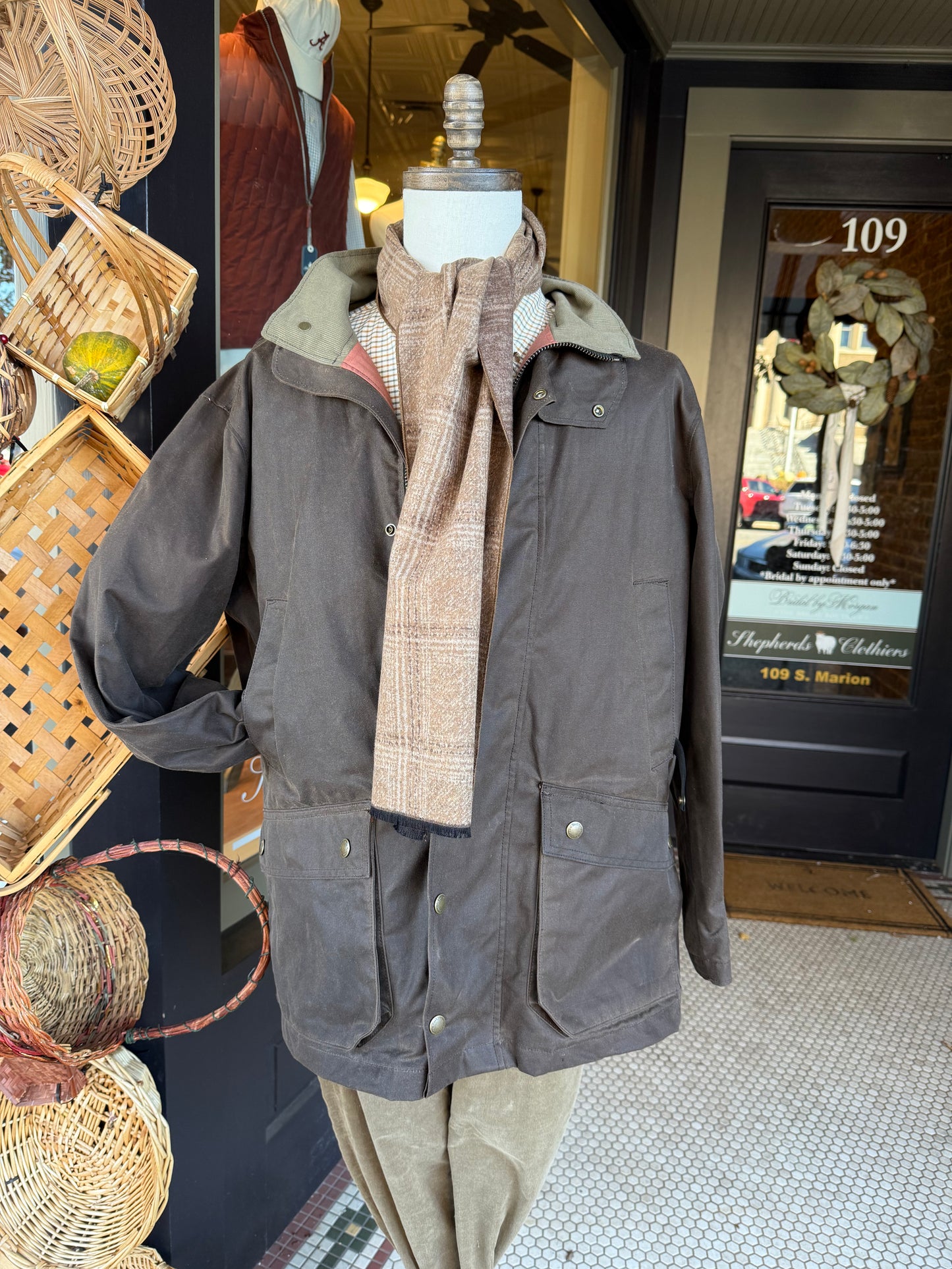 Eterna Louis silk scarf.