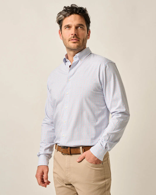 Johnnie-o Koby pink button up