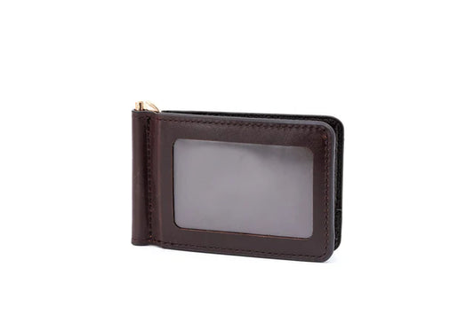 Edward Saddle Leather Credit Card Money Clip