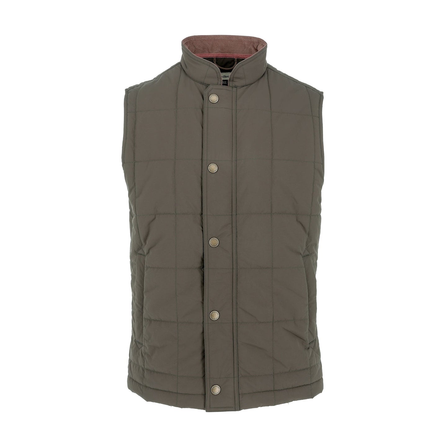 Tom Beckbe burgess quilted vest black olive